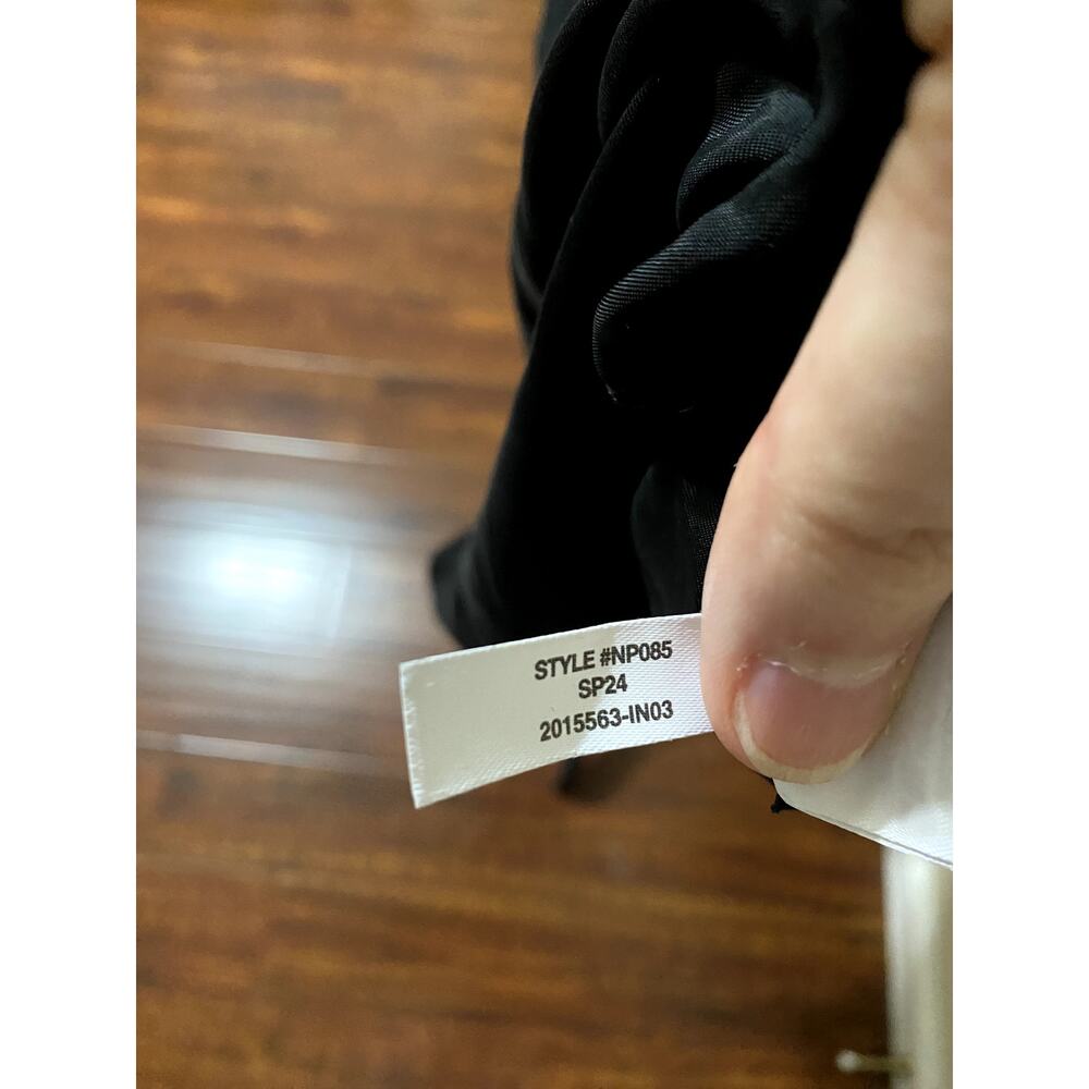 Madewell Dress Women 2 Black Crisscross Midi Slip 90s Classic Summer NWT - Picture 8 of 8